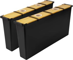 Plastic Bee Hive Feeder <b>Frame</b> 4L-2 Pack 19" X 2" X 9" <b>Deep</b> <b>Frame</b> Water Feeder Easy Use Bee Farm Equipment - Product Image 1