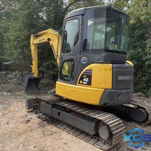 Excavatrice sur chenilles Komatsu PC40 d'occasion, 4 tonnes, modèle 2022, pompe PLC, roulement, moteur à couple élevé, boîte de vitesses, rapport vidéo - Product Image 3