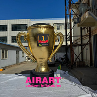 Ballon gonflable en forme de trophée sur mesure