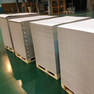 250gsm 300gsm 400gsm 500gsm双层板生卷纸特大号超薄白灰背纸板出厂价格