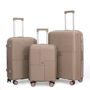 2025 Hot Sale Custom Unisex PP Gepäcks ets 20 ''24" 28 "Reisekoffer wagen mit Spinner <span class=keywords><strong>Caster</strong></span> 3-teiliges Set mit großer Kapazität - Product Image 5