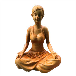 Modern European Artistic Wooden Tabletop Nude Beautiful Girl Sexy Woman Statue Sculpture for Indoor Outdoor Decoration