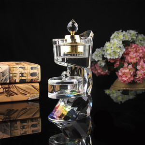 2020 Hot Sale New Design <strong>Cheap</strong> Top Jingpai <strong>Crystal</strong> K9 Glass Bakhoor Arabic Incense Burner Customizable Size Shape for Home Decor - Product Image 1