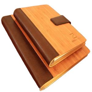 Quaderno con copertina in bambù eco-friendly per appunti per studenti - Product Image 1