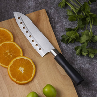 GHP Accessoires de cuisine à bas prix Couteaux de chef polyvalents antiadhésifs de 7 pouces Couteau à sushi japonais en acier inoxydable 3Cr14