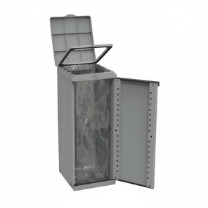 Armario ECO BOX ONE de 110 Litros, Gris, 68x39x88.7 cm, Almacenamiento de Herramientas - Product Image 2