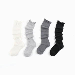 Calcetines de mezcla de lana para mujer, transpirables, de caña alta hasta la rodilla, estilo holgado y a la moda - Product Image 2