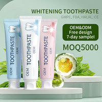 Elimina Manchas y Mal Aliento, Pasta Dental Blanqueadora Natural Orgánica con Sabor a Menta y Naranja para una Limpieza Profunda