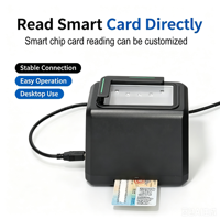 Escáner de Fotos de Identificación Inteligente IDS200, Lector OCR MRZ, Lector de Códigos de Barras QR 2D con NFC y Lector de Tarjetas Inteligentes