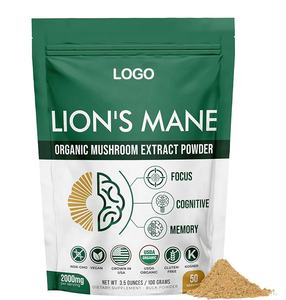 Органический порошок гриба Львиная грива, экстракт гриба Львиная грива, порошок Львиныей гривы, индивидуальная упаковка - Product Image 2