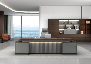 Muebles de oficina Boss Desk Manager Executive Office Desk Table Ceo Luxury Desk Boss Table Escritorios De Oficina - Product Image 3