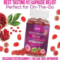 OLLI OEM/ODM/OBM Gummies pour soulager les symptômes de la ménopause, complément alimentaire pour la ménopause, vitamines, maca, gummies pour la ménopause pour femmes, soulagement des douleurs menstruelles