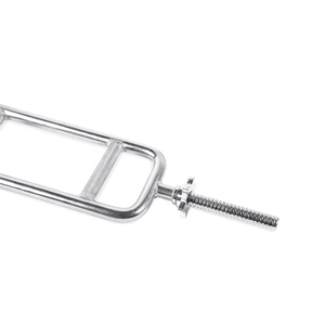 Barre de triceps en acier, équipement de fitness pour la musculation, barre d'haltères - Product Image 2