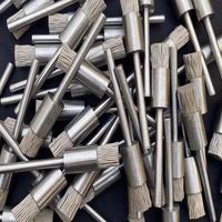 Brosse à filament abrasif pour poignée de stylo 6-40mm pour débavurage, meulage, polissage, carbure de silicium, céramique, élimination des marques d'usinage CNC