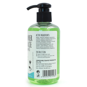 Shampooing de bain pour animaux de compagnie à peau sensible naturelle écologique concombre et aloès - Product Image 3