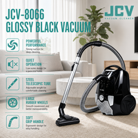 Solusi Pembersih Lantai Profesional JCV JCV-8066 1200W Kapasitas 5L Vacuum Cleaner Canister Berkantong HEPA