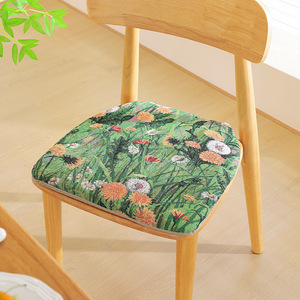 SkjQ Coussin de chaise en forme de U, en polyester floral, antidérapant, pour salon, chambre à coucher, bureau, étude - Product Image 3