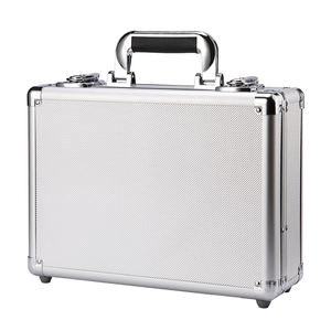 Portable Aluminum Alloy Tool Case Document Storage <strong>Briefcase</strong> Hardware Equipment Instrument Case With Sponge - Product Image 4