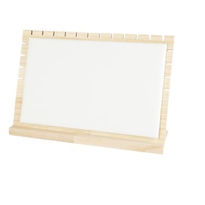 Wood Jewelry Display Rack 30x20x8.5Cm With <b>Necklace</b> Hanger And Bracelet Storage For Organized Jewelry Presentation - Product Image 3