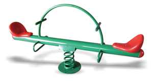 Balancín Metálico Clásico de Dos Plazas <span class=keywords><strong>para</strong></span> Exteriores, Ideal <span class=keywords><strong>para</strong></span> Parques de Aventuras, Jardines de Infancia y Parques de Diversiones - Product Image 5