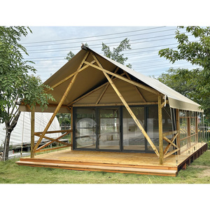 Carpa <span class=keywords><strong>de</strong></span> Lona Familiar Sepi Custom 2024 para Exteriores, Impermeable, con Postes <span class=keywords><strong>de</strong></span> <span class=keywords><strong>Madera</strong></span>, Estilo Hotel <span class=keywords><strong>de</strong></span> Lujo, Resort, Glamping, Safari - Product Image 6