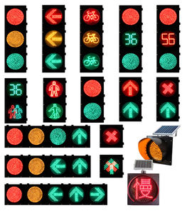 Semaforo Véhiculaire Intelligent 200mm 300mm 400mm Lumière de Signalisation Routière LED Multicolore à Vendre avec Trois Signaux Différents - Product Image 5