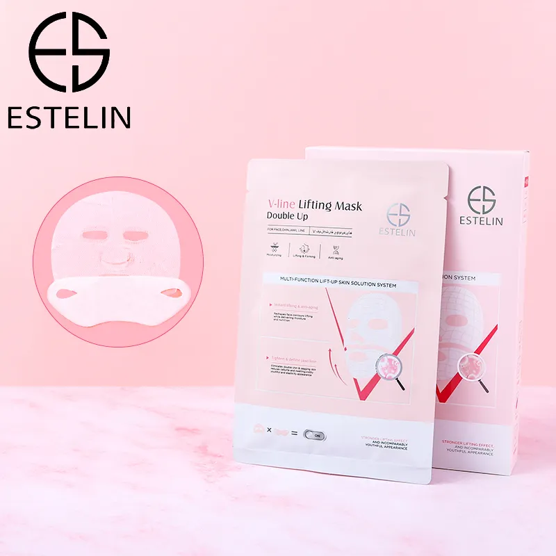 ESTELIN डबल अप V-लाइन लिफ्टिंग फेस मास्क चिन अप पैच उठाने मुखौटा