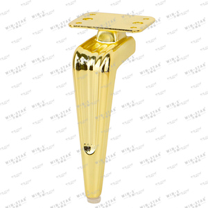 WINSTAR nuove parti mobili 160mm durevole nero dritto piedi tavolo moderno divano <span class=keywords><strong>gambe</strong></span> con gomma - Product Image 2