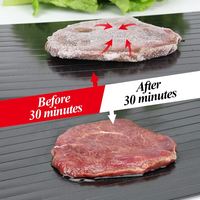 Plateau de dégivrage rapide pour viande alimentaire Nouveau style Plateau en aluminium pour décongeler la viande congelée Plaque de dégivrage rapide