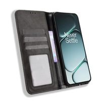 Étui de téléphone portable en cuir PU à rabat avec texture rétro pour OnePlus Ace 6 5G/OnePlus 15 Portefeuille Téléphone portable