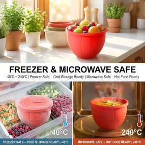 Insert <span class=keywords><strong>de</strong></span> bol en silicone <span class=keywords><strong>de</strong></span> qualité alimentaire réutilisable compatible avec le batteur <span class=keywords><strong>KitchenAid</strong></span> pour la pâte - Product Image 6