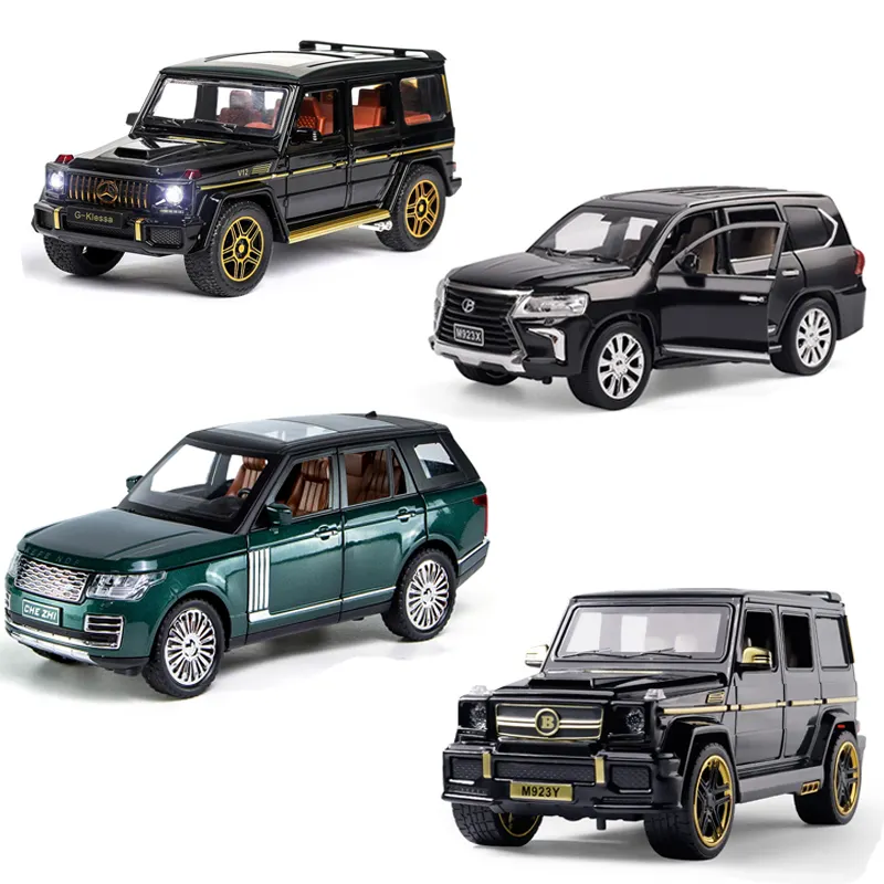Hot Selling Factory wholesale Die-cast 1:24 Alloy Model Metal Cars Toys Rolls Royce Simulates Metal Car With Sound And Light