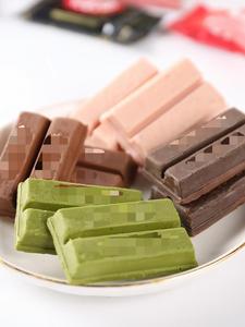 Gaufrettes au chocolat importées du Japon, biscuit au chocolat noir au <span class=keywords><strong>matcha</strong></span>, sucreries exotiques, en-cas exotiques - Product Image 6