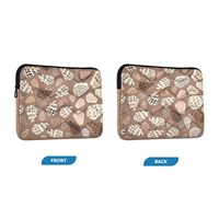 Sac portable pour ordinateur portable, housse de transport antichoc, mallette fine, sac à main, sacoche pour ordinateur portable motif coquille hawaïenne hébraïque