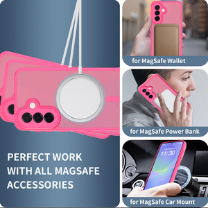 เคสโทรศัพท์พร้อมตัวป้องกันกล้องกระจกเคสโทรศัพท์สำหรับ <span class=keywords><strong>Samsung</strong></span> A36 A26 A16 A54 A35 A55 A37ฝาหลัง A57 - Product Image 4