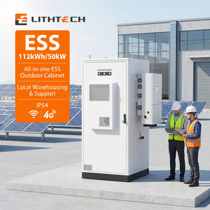 Système de stockage de batterie au lithium LiFePO4 100KWH 150KWH 200KWH, armoire ESS, onduleur hybride PCS 50KW 100KW tout-en-un - Product Image 1