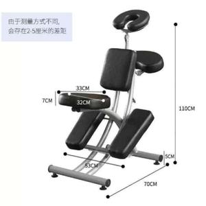 Sillas de Masaje Portátiles, Silla de Tatuaje, Silla de Terapia, Altura Ajustable, Plegable, con Reposacabezas - Product Image 6