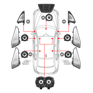 Tampa da lâmpada atmosfera luminosa modificado BMW X5/X7 G05 15-peças conjunto de porta modelo de carro speaker decorativo tira de cobertura e caimento - Product Image 2