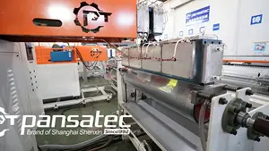 Pansatec Plastic Extruder Machinery Air Bubble Strech Film Making Machine