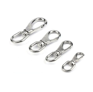 स्टेनलेस स्टील 316 समुद्री तैसा आंख स्नैक हुक #2 100 मिमी नौका हार्डवेयर पालतू चेन कीचेन लानीर्ड हुक क्लैस्प एक्सेसरीज - Product Image 3