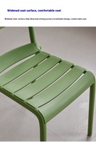 Chaise de salle à manger moderne en plastique pour restaurant, style loisirs, ensemble de chaises de jardin, chaises d'extérieur