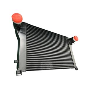 Intercooler frontal à plaques en aluminium argent/noir haute efficacité JSY pour moteurs Audi S3 VW <span class=keywords><strong>Golf</strong></span> 7 turbocompressés 2.0T - Product Image 2