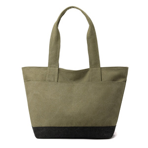 Nouveau style de sacs en toile imprimés personnalisés à la mode <span class=keywords><strong>pour</strong></span> femmes <span class=keywords><strong>sac</strong></span> à bandoulière en toile de coton avec poche <span class=keywords><strong>pour</strong></span> la classe et le travail - Product Image 2