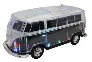 Wster WS-267BT parlante portatil altavoz BT, xe buýt xe hình dạng không dây loa, xe loa siêu trầm loa với đèn pha lê - Product Image 3