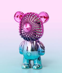 Logo Customization Cooling Personal Strap <b>Table</b> Pocket <b>Mini</b> Rotatable Rechargeable Handheld Bear Fan - Product Image 4