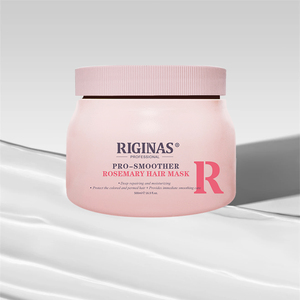 Riginas Private Label Rosemary Collagen & Keratin Cream Mascarilla para el cabello Reparación profunda y suavizante Mascarilla para el cabello - Product Image 6
