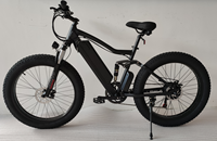 Bafang 1000W 17.5Ah/48V Fat Tire 26 pouces de E-MTB Frein hydraulique à suspension intégrale Cadre en alliage d'aluminium Fatbike électrique