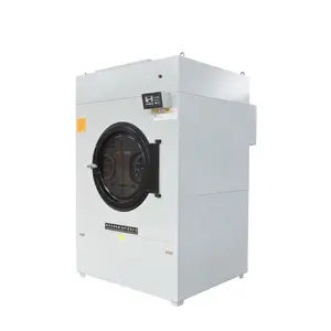 Gas Heating Industrial Commercial 150KG Steam Drying Machine Laundry Tumble Dryer For Fabrics