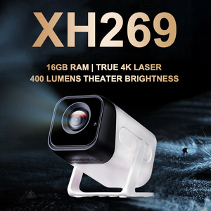 Dazzler Proyector portátil <span class=keywords><strong>Mini</strong></span> proyector 4K Proyector Android | Transmisión 4K y fundición de teléfono | Perfecto para dormitorio/juegos - Product Image 2