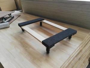 Carro de herramientas de cuatro ruedas de alta calidad, muebles de madera, carro móvil - Product Image 3